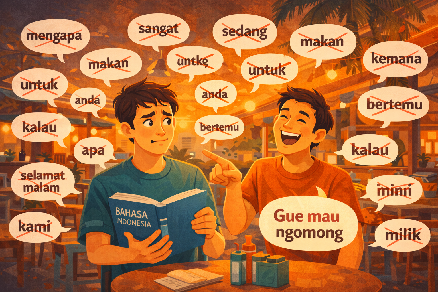The 20 Most Common Formal Indonesian Words You're Using Wrong in Daily Conversation