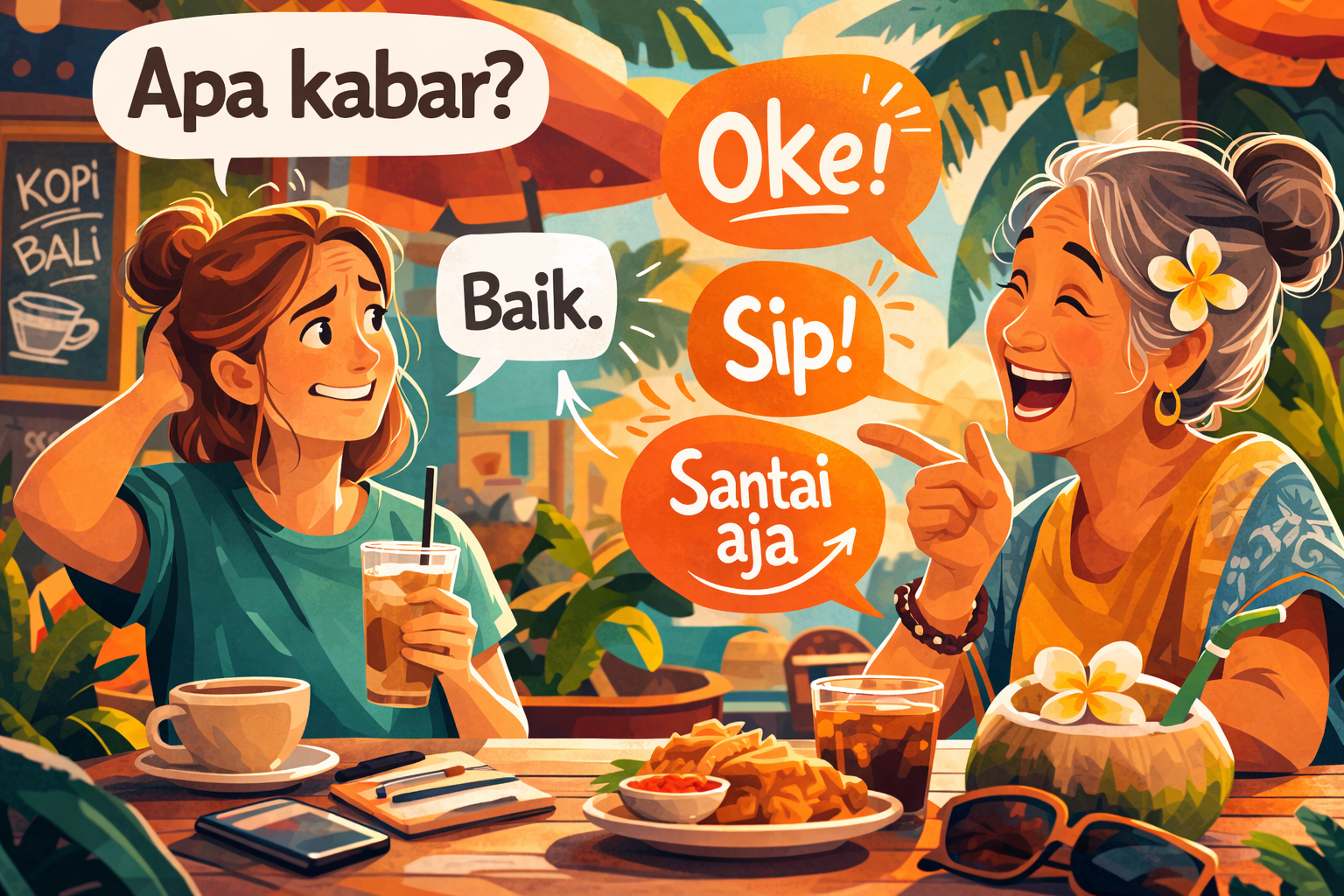 Stop Saying 'Baik' — How Real Indonesians Actually Say 'Okay'