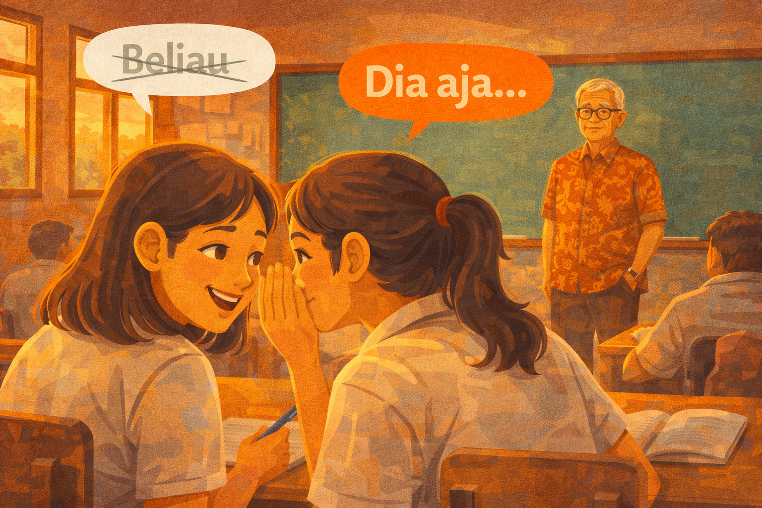 How to Say Beliau in Casual Indonesian (Spoiler: Just Say Dia)