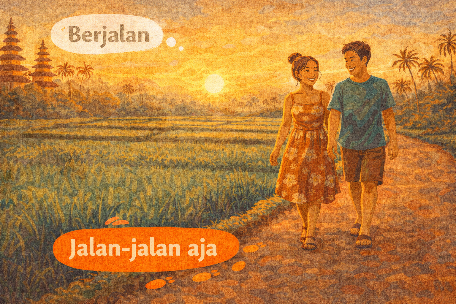 How to Say Berjalan in Casual Indonesian (Hint: Just Say Jalan)