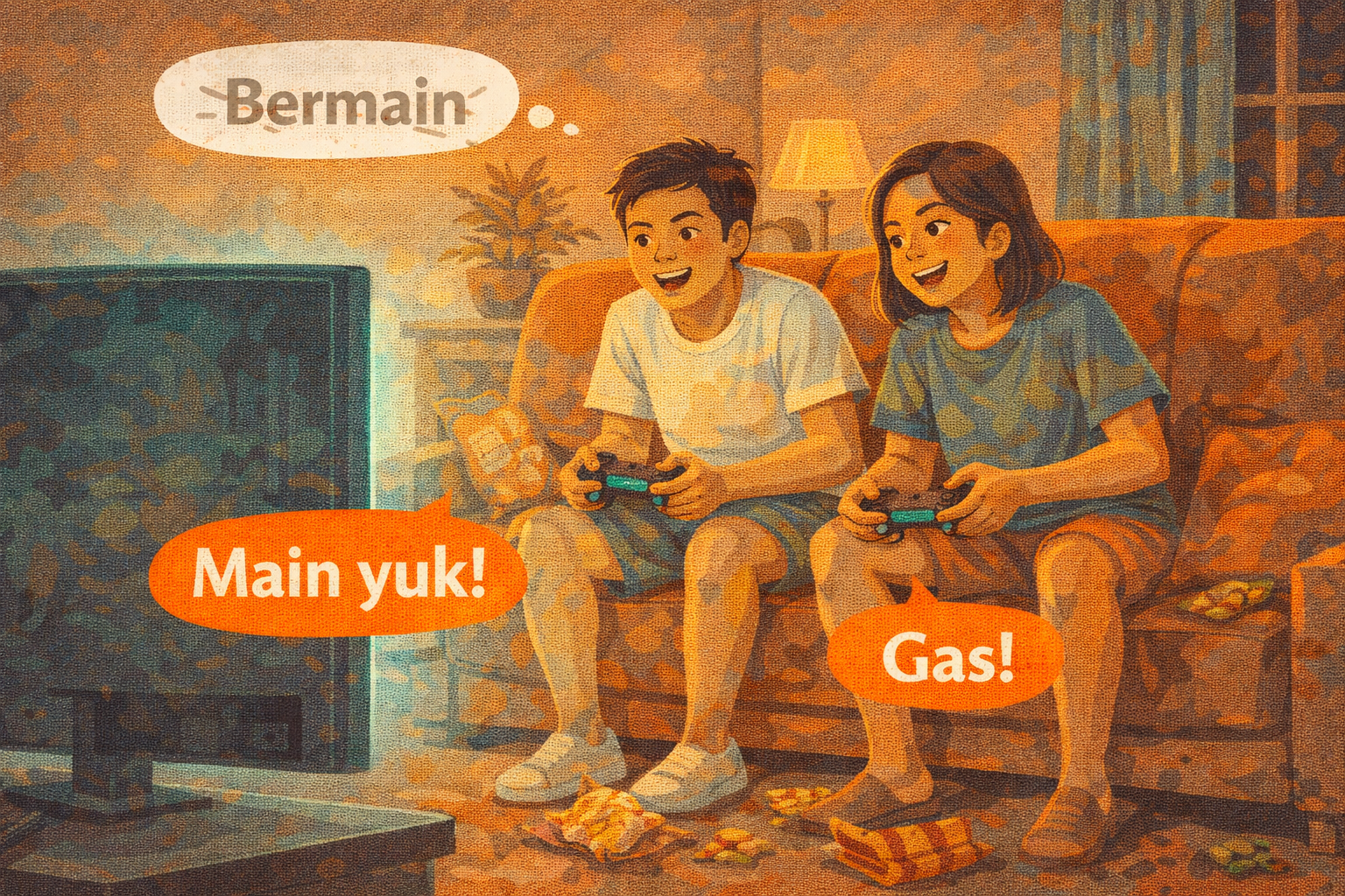 How to Say Bermain in Casual Indonesian (Hint: Drop Half the Word)