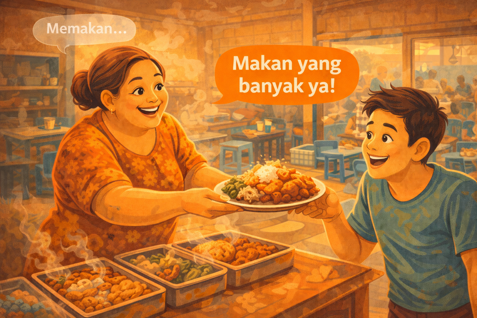 How to Say 'Memakan' in Casual Indonesian (Makan)