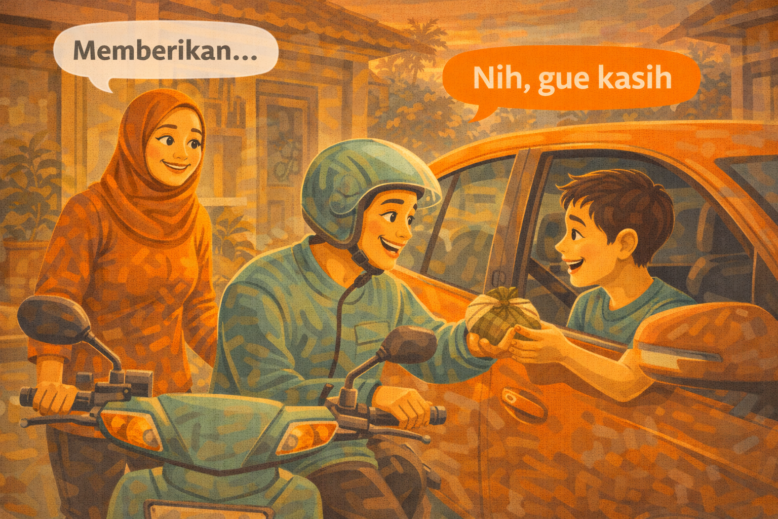 How to Say 'Memberikan' in Casual Indonesian (Kasih, Ngasih)