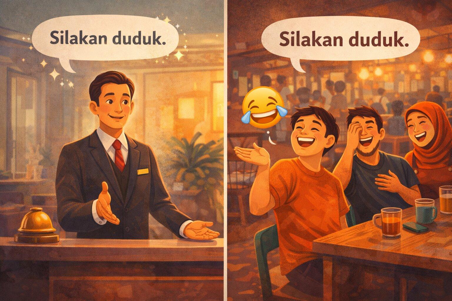 Why Indonesian Friends Laugh When You Say 'Silakan'