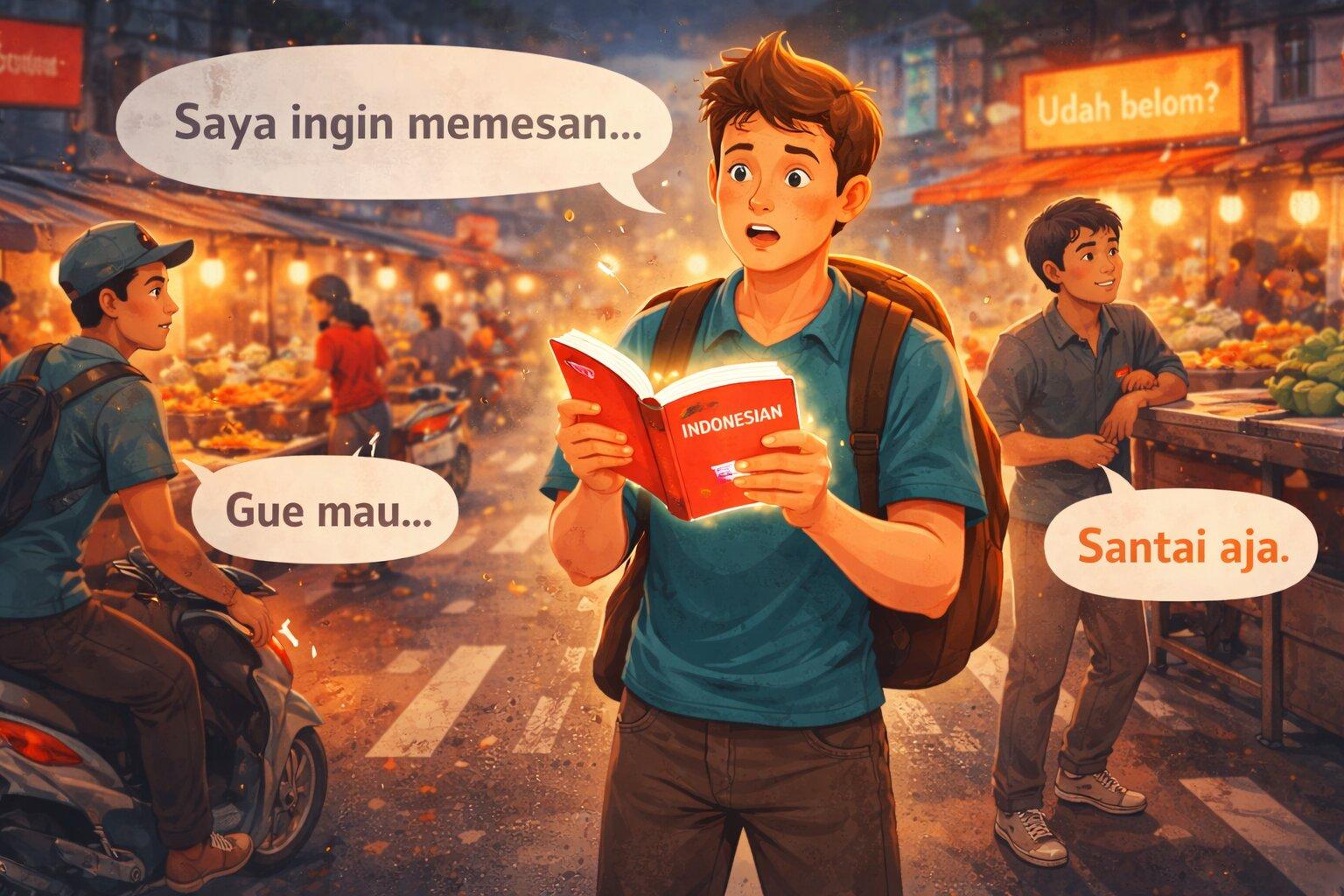 Why Textbook Indonesian Fails You on the Streets of Jakarta