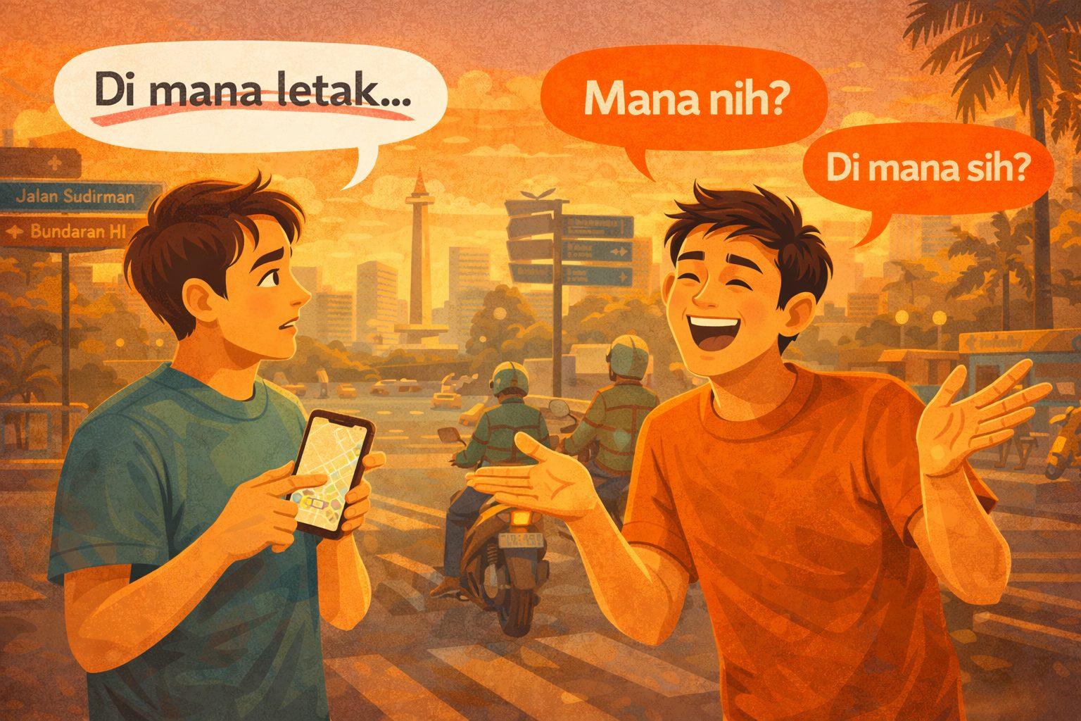 How to Say 'Di Mana' in Casual Indonesian (Hint: Nobody Actually Says 'Di Mana')