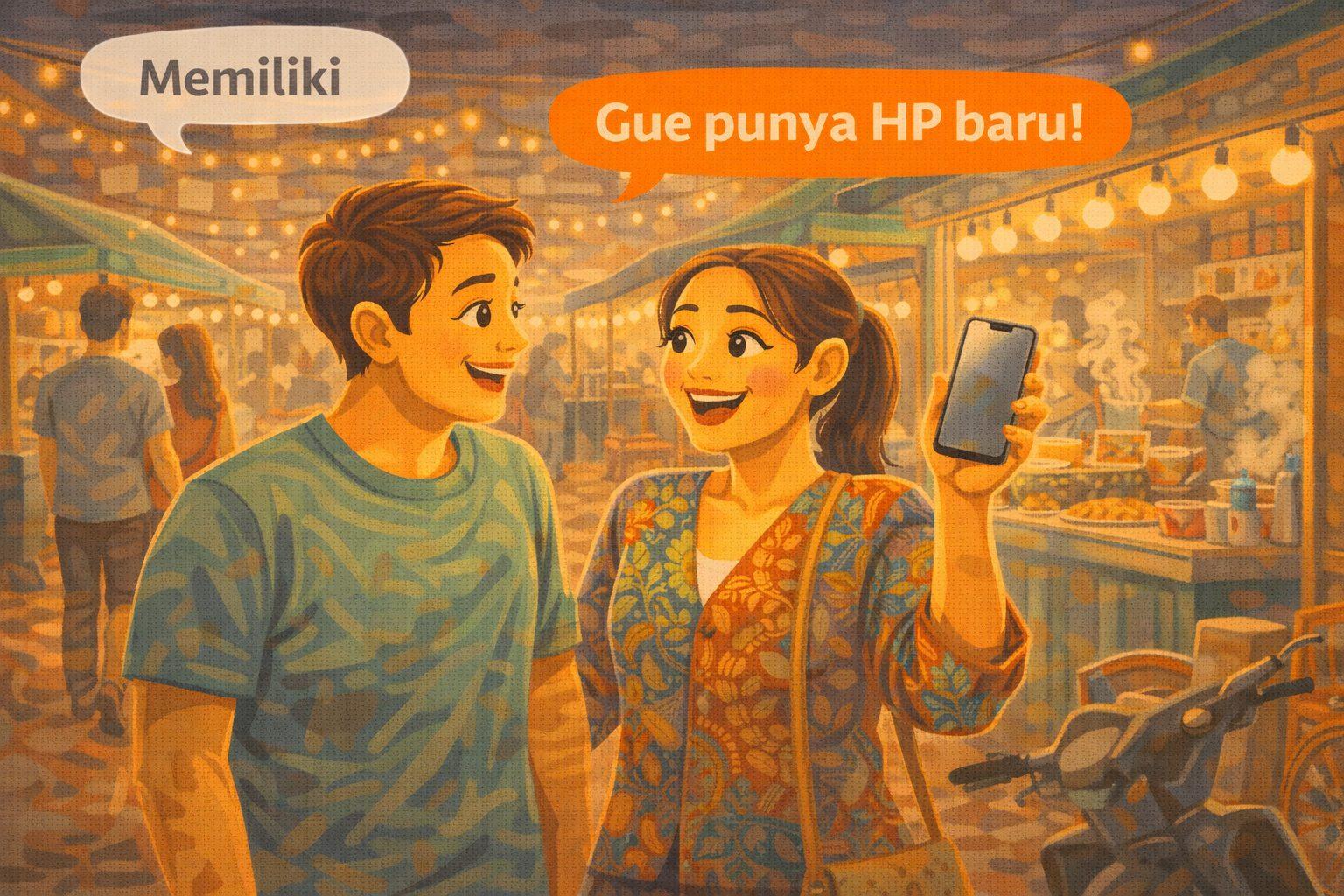 How to Say 'Memiliki' in Casual Indonesian (Punya)