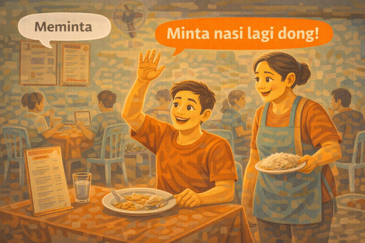How to Say 'Meminta' in Casual Indonesian (Minta)