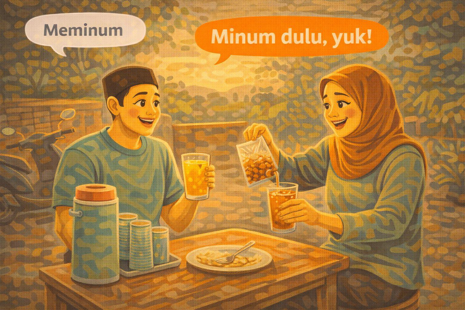 How to Say Meminum in Casual Indonesian (Hint: Nobody Says Meminum)