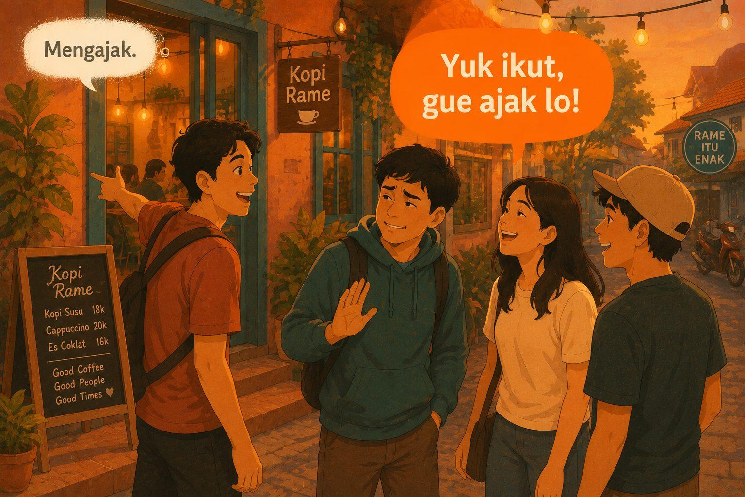 How to Say Mengajak in Casual Indonesian (Ngajak, Ajak & the Magic of Yuk)