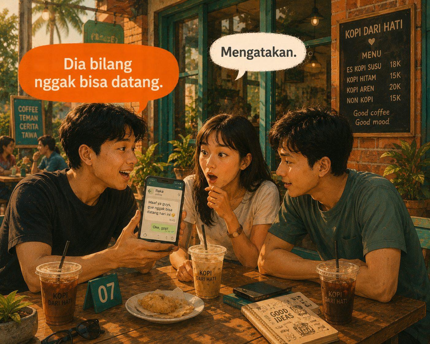 How to Say 'Mengatakan' in Casual Indonesian (Bilang, Ngomong)