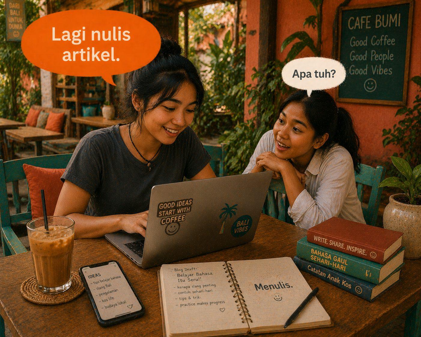 How to Say 'Menulis' in Casual Indonesian (Nulis)
