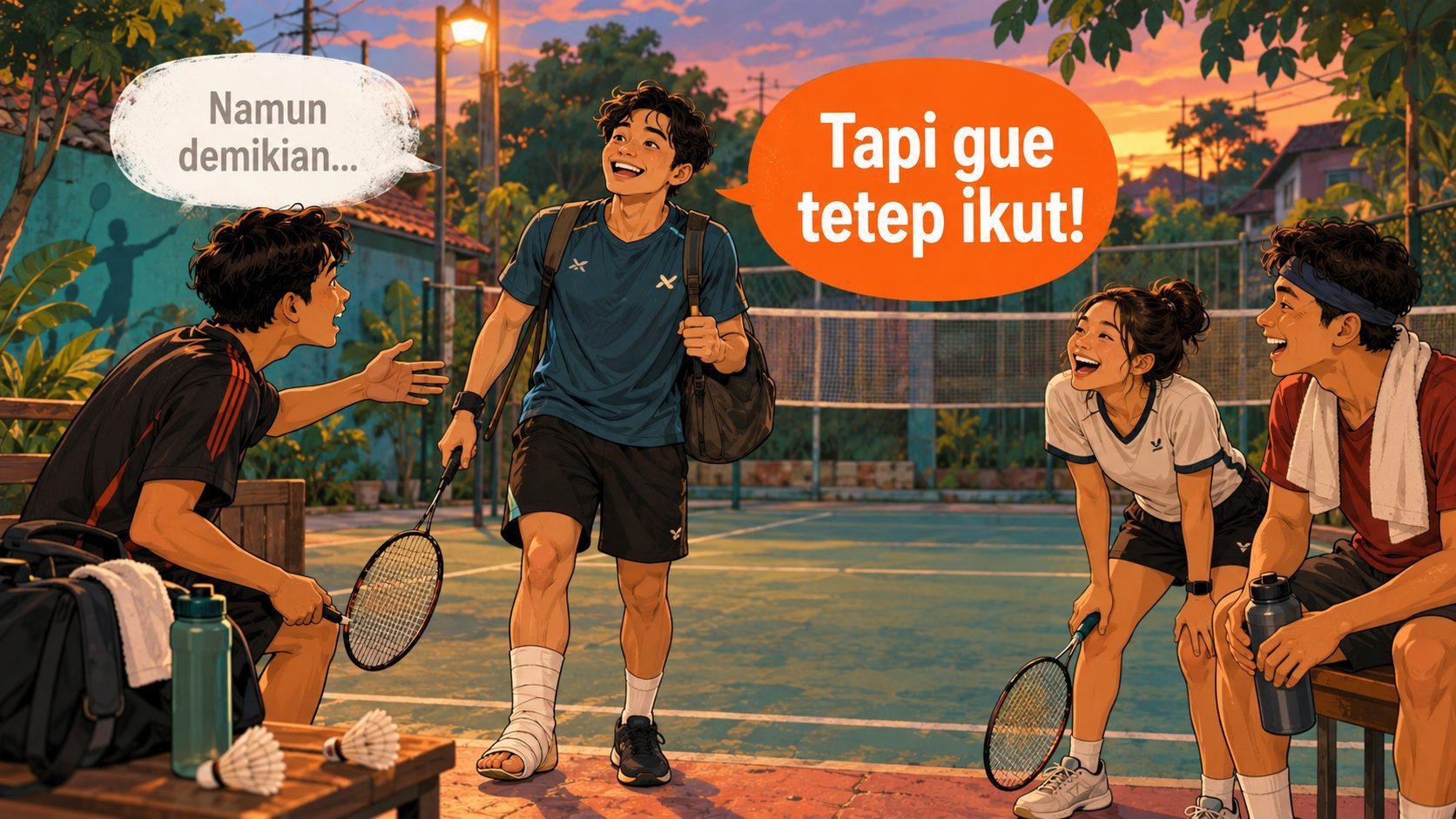 How to Say 'Namun' and 'Akan Tetapi' in Casual Indonesian (Tapi)