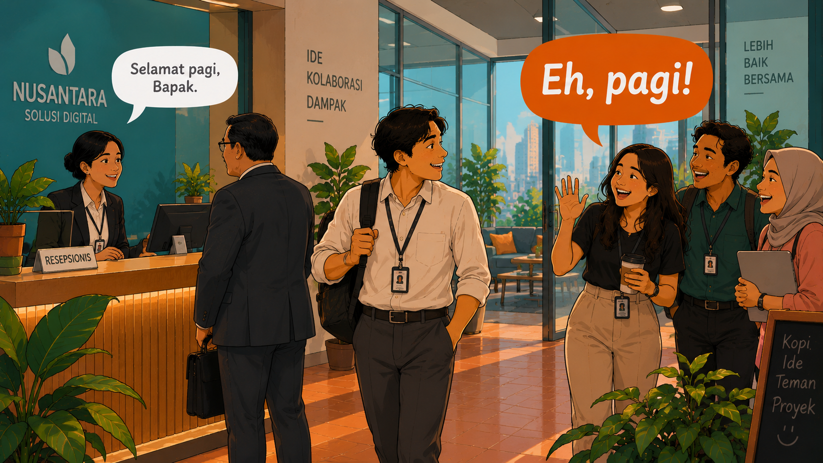 Indonesian Code-Switching: When Formal IS Actually Appropriate